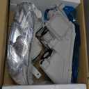 DWVO Projector Headlight Assembly Compatible with 2007 2008 2009 Camry Exclude Hybrid Chrome Housing Headlamp with Amber Reflector Clear Lens (Driver and Passenger Side)