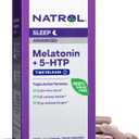 Natrol Advanced Sleep Melatonin + 5HTP, 6mg, Calming Sleep Aid for Restful Sleep, 60 Time-Release Tablets, 60-Day Supply (60 Count (Pack of 1))