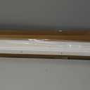 4 Sets Door Sweep Plastic PVC 1 3/4" x 36" Slide on Bottom Exterior Door Seal Strip for Weather Stripping Draft Stopper (White)