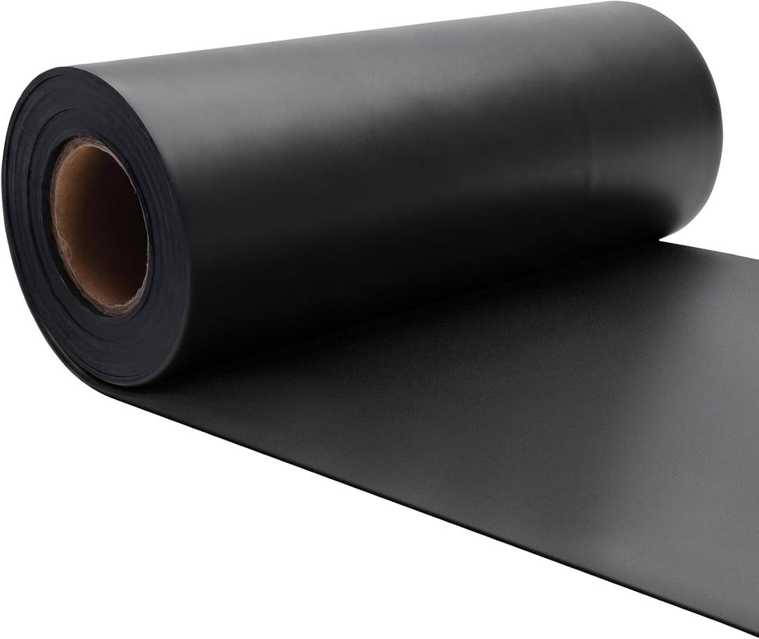 Epdm Rubber Roofing, Waterproofing Membrane, 27.5 Mil, 15 ft X 40 Inches