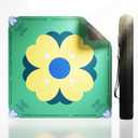 BVXVCB Mahjong Mat for Table – Non-Slip, Noise-Reducing & Silent Neoprene Game Mat, No Fold Marks, Ready to Use, Cover with Rules – Portable Mahjong (Green)