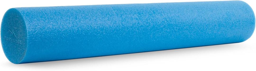 ProsourceFit Flex Foam Rollers for Muscle Massage, Physical Therapy, Core & Balance Exercises Stabilization (36 x 6-Inch, Blue 36"x6")