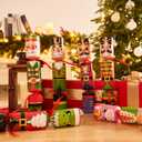 JOYIN 12 pcs Christmas No-Snap Party Favor, Xmas Nutcracker Design Funny Gifts for Kids Includes Party Hat, Jokes & Gifts, Christmas Table Decorations for Dinner Traditions Party Supplies