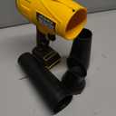 Electric Cordless Leaf Blower for DeWALT 20V Battery, 580,000 RPM Brushless Turbo Jet Blower with 3 Nozzles, Handheld Blower for Patio, Garden, Yard, Leaves, Dust, Garage & Snow Cleaning (Not Battery)