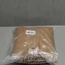 ULTCOVER Waterproof Patio Ottoman Cover Square Outdoor Side Table Furniture Covers Size 24L x 24W x 18H inch (Brown)