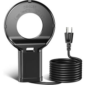 500W Submersible Cast Aluminum De-Icer  Thermostatic Chicken Water Heater for Livestock Tanks & Winter Bird Baths, Energy-Efficient Anti-Freeze Utility Heater, Black