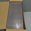 Cunhill 3 Compartments Acrylic Coffee Cup and Lid Dispenser Organizer Disposable Paper Cup Holder Coffee Shop Supplies Holder Storage for Station Home Countertop Bar Kitchen Party(Clear)