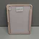 Case for iPad (A16) 11th Generation 11 Inch 2025 & iPad 10th Generation 10.9 Inch 2022, Slim Stand Cover with Hard Transparent Back, Support Touch ID, Auto Wake/Sleep (Pink)