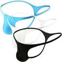 Eywlwaar Men's Thongs Underwear Low Rise T Back G-String Underpants, M