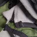 AOFITEE Dog Coat, Warm Dog Jackets for Large Dogs, Reflective Turtleneck Dogs Winter Coat with Harness Built in, Waterproof Windproof Pet Snow Jacket Fleece Vest for Cold Weather, Green XXL