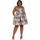 Juniors Mini Party Dress W/Pockets, Spaghetti Straps & Cut Out Back Size 20W