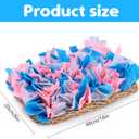 VCZONE 16" x 8" Rabbit Seagrass Snuffle Mat , Pure Hand-woven Felt Cloth Pet Foraging Mat, Enrichment Toy Bed Activity Mat for Rabbits, Bunny, Guinea Pigs, Ferrets, Chinchillas, Small Animals (16*8in)