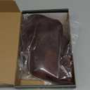 SOKU 13X6 Reddish Brown Lace Front Wigs Pre Layered, 18 Inch Short Wavy Glueless Wigs Pre Plucked, Copper Red Body Wave Synthetic Lace Front Wigs for Women