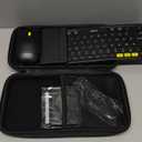 Foldable Keyboard and Mouse, Samsers Folding Bluetooth Keyboard Combo, 2.4G + BT5.0 x 2, Full-Size Portable Travel Keyboard & USB-C Rechargeable Wireless Mouse for iOS Android Windows Mac OS