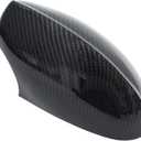 NewYall Pair of Carbon Fiber ABS Rear View Door Side Mirror Cover Cap for BMW 3 Series E90 E91 E92 E93 PRE-LCI Models 320i 323i 328i 335i 325Ci 330Ci 328xi 328xi 2005-2009 Left and Right Side