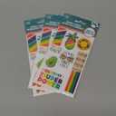 3 Sheet Fruille Sensory Stickers Autocollants Sensoricls