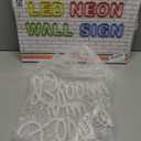 Love is in Bloom Neon Sign for Wall Decor Dimmable Led Lights Signs Letters Signs for Bridal Shower Warm White Neon Light Room Decor for Wedding Engagement Christmas Party Gift 12.8*15.16 in