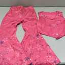 Pink Costume for Girls Cowgirl Costume Dress Kids Disco Outfits Movie Dress up Halloween Party Cosplay 4-13Y (5-6 Years)