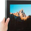 5x20 inch Satin Black Picture Frame
