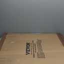 VEVOR Promotion Counter Table, Portable Tradeshow Podium Table, 30.91" x 14.96" x 71.46", Display Exhibition Counter Stand Booth Fair with Wall, Pop Up Podium with Storage Rack/Carrying Bag