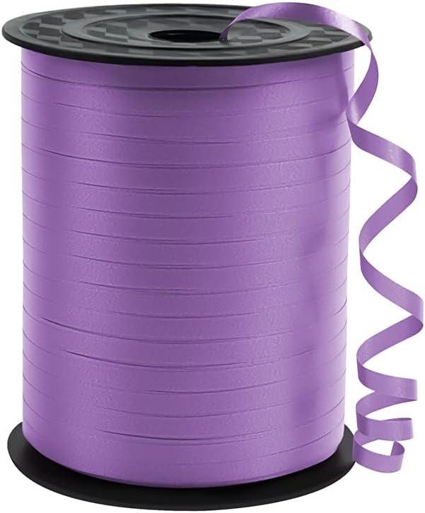 Premium Light Purple Curling Ribbon, 1/5" Wide x 500 Yards Christmas Curling Ribbons for Gift Wrapping, Party Decoration, Balloon String, Ribbons for Florist Flower (1 Roll)