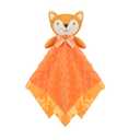 Pro Goleem Fox Security Blanket Orange Soft Baby Lovey Unisex Lovie Baby Gifts for Newborn Toddler Snuggle Toy Stuffed Animal 16 Inch (Orange Fox)