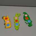 6PC Fidget Sensory Toys for Baby Airplane Travel Essential Activities, Toddler Party Favors Animal Pop Toys Fine Motor Skills Autism Autistic Gifts for 12+ Month Babies Toddlers 1 2 3 Year Old