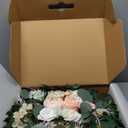 Wedding Arch Flowers, Artificial Flowers for Decoration, 2pcs Flower Swag and 1 pcs Semi-Sheer Chiffon Table Runner Swag for Beautiful Dream Wedding Ceremony Floral Decor - Pack of 3 (Purple&light Purple)