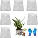 6 Pack 5 Gallon Gopher Baskets - Stainless Steel Mesh Root Guards, Garden Plant Protection Against Gophers, Moles and Voles