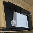 VASAGLE Nightstand with Charging Station, 2 AC Outlets and 2 USB Ports, Bedside Table, Side Table with 3 Drawers, Modern Style, 13.8 x 15.7 x 23.2 Inches, Ebony Black ULET631B58, 1 Pack