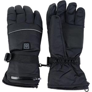 Heated Glove Liners, Heated Gloves Winter Sport Outdoor Thermal Insulate, Rechargeable Heated Gloves with Touchscreen, Men and Women Gloves Hand Warmer for Sports Hunting Cycling Hiking Fishing ( Colo (Large)