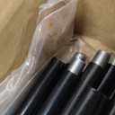 Over The Table Rod Stand with Clamps, 31-95”Length, Metal Table Arch Stand Decorated Arch for Party, Birthday, Wedding, Halloween, Christmas, Black