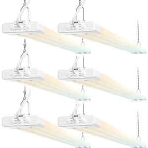 JESLED LED Shop Lights 4FT, 3CCT Selectable 50W 7500LM, Linkable, ETL