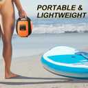 kosmegal Paddle Board Pump Electric Portable, SUP Pump for Paddleboard, 20PSI Air Compressor with Auto-Off, Deflation Function and 12V DC Car Connector for Inflatables, Kayaks and Boats