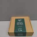 DEYBBY Natural Soy Wax Tealight Candles Bulk,100 Pack UnScented Tea Candle Set - 4 Hours Burning for Each