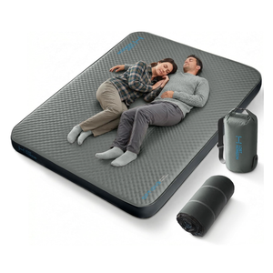 Lost Horizon Option3 Self-Inflating Foam Camping Mattress, Queen, 4.5"