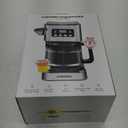 Chefman 12-Cup Programmable Coffee Maker, Electric Brewer, Auto Shut Off, Digital Display w/Auto-Brew Function, Anti-Drip Pot, Reusable Filter for Fresh Grounds, Square Stainless Steel, Glass Carafe