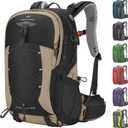 Maelstrom Hiking Backpack,Camping Backpack,40L Waterproof Hiking Daypack with Rain Cover,Lightweight Travel Backpack,Khaki