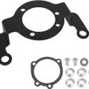 Air Cleaner Filter Support Carb Support Bracket Replacement For Harley Big Twin/Twin Cam 1993-2017 (Black)