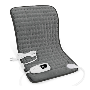 Deepsoon Heating Pad,Electric Heating Pads for Back,Neck,Abdomen,Moist Heating Pad for Shoulder,Knee,Arms,Legs,Dry/Moist Heat & Auto Shut Off,Christmas Gifts for Men and Women,Dark Gray,24x12 Inch