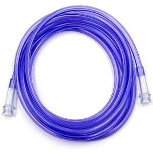 ResOne 50Ft Oxygen Supply Tubing, Crush Resistant, Standard Connectors for Nasal Cannulas, Cannula Nasal Tubing, Oxygen Concentrator - Purple