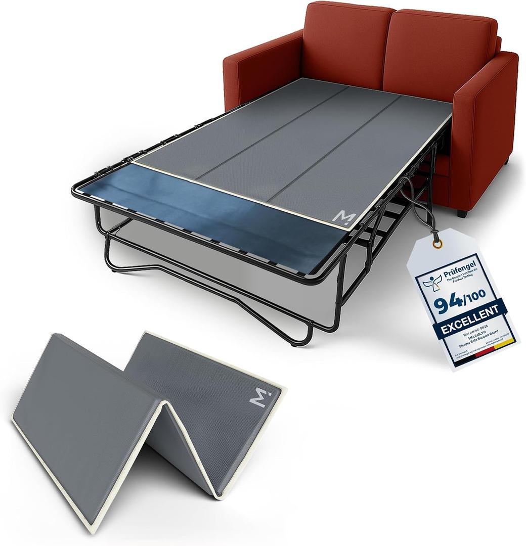 Meliusly Sleeper Sofa Support Board Full Size (48x48) Durable Support to Fix Sagging and Stop Feeling Bars Breathable Pull Out Couch Mattress Support
