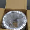 Flexible 12-Inch Aluminum Ducting, Dryer Vent Hose, Heavy-Duty Three-Layer Protection, 25-Feet Long for Heating Cooling Ventilation & Exhaust, Silver