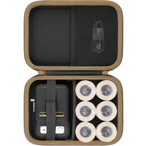 Label Printer Case Compatible with NIIMBOT B21/B1/B21 Pro/B1 Pro/B2 Pro Label Maker Thermal Label Printer and 2 inch Label Paper(Black Case)