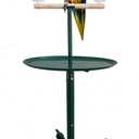 Large 23" Play T-Stand Perch Metal Base Parrot Bird Cage Amazon African Grey Macaw Cockatoo (23", Green)