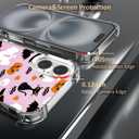 2 x Halloween Phone Case for iPhone 16,Pink Cartoon Ghost Pattern Cover Soft Bumper Protective Cute Boys Girls Phone Case for iPhone 16