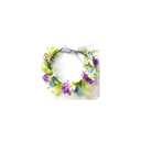 Flower Crown for Women, Floral Headband Women Headpiece Flower Hair Accessories for Weeding Bride Cosplay Party Festival Photos (Forget-me-not Purple Blue, Adjustable)