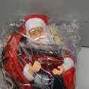 Christmas Decorations Santa Claus Lights,LED Parachute Lights,3AA Battery Box Christmas Decor Window Lights Outdoor, Hanging Xmas Lights, Holiday Indoor Porch Garden Party (Colorful LED)