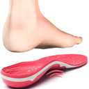 STSVZORR 230 lbs+ Plantar Fasciitis Insole High Arch Support Insert Foot Pain Relief Women Men Orthotic Flat Feet Heel Spur Comfort Standing All Day, Work Boot Shoe Insole, Size 12-305MM