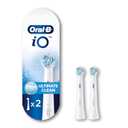 Oral-B iO Series Ultimate Clean Electric Toothbrush Replacement Brush Heads for an Oral-B Electric Toothbrush, 2 Count, White